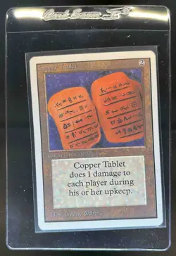 1993 Magic: The Gathering Collectors Edition Unlimited Copper Tablet #NNO - Image 1