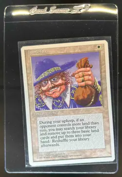1994 Magic: The Gathering 4th Edition Legends Land Tax #NNO - Image 1