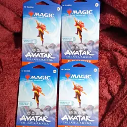 Magic: The Gathering Avatar the last Airbender 4 packs factory sealed - Image 1