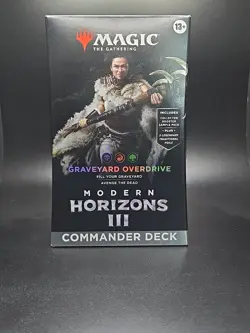 MTG Modern Horizons 3 Commander Deck Graveyard Overdrive Sealed - Image 1