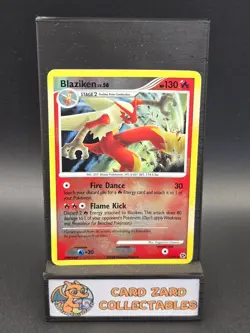 2008 POKEMON GREAT ENCOUNTERS REVERSE HOLO BLAZIKEN 1/106 NM - Image 1