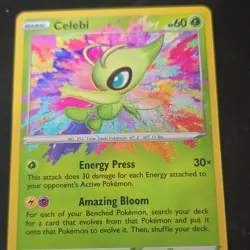 Pokemon Celebi 009/185 Vivid Voltage Holo Amazing Rare 60 HP Energy Press - Image 1