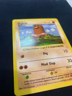 DIGLETT (SHADOWLESS) - 047/102 - BASE SET - POKEMON CARD - MP - Image 2