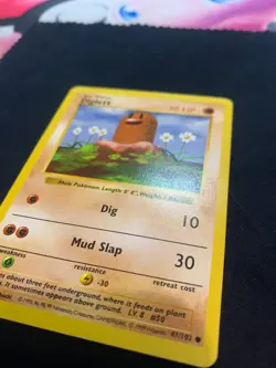 DIGLETT (SHADOWLESS) - 047/102 - BASE SET - POKEMON CARD - MP - Image 3