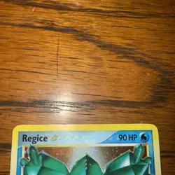 Pokemon Regice EX (2006) Gold Star #90/92 Legend Maker Holo Foil Rare! - Image 3