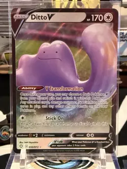 Ditto V 050/072 (NM) - Shining Fates - Ultra Rare - Pokemon TCG CO - Image 1