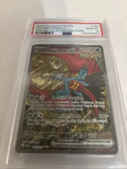 2025 POKEMON PRE SPECIAL ILLUSTRATION RARE #162 ROARING MOON EX PSA 10 - Image 2