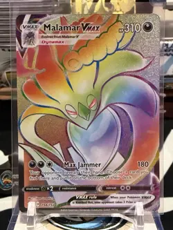 Malamar VMAX (Secret) 198/192 Pokemon SWSH02: Rebel Clash Holo Secret Rare NM CO - Image 1