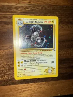 Pokemon TCG Lt. Surge's Magneton Gym Heroes 8/132 Holo Unlimited Rare - Image 4