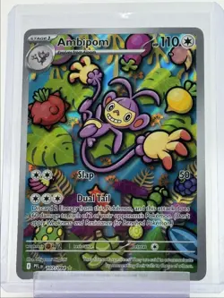 AMBIPOM 2025 POKEMON PHANTASMAL FLAMES ILLUSTRATION RARE B 107/094 Q6011 - Image 1