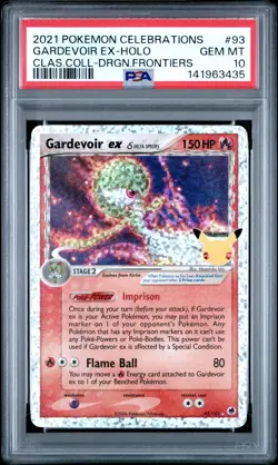 2021 POKEMON CELEBRATIONS CLASSIC COLLECTION #93 GARDEVOIR EX-HOLO PSA 10 - Image 1