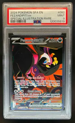 2024 Pokemon Shrouded Fable Fezandipiti ex #092/064 PSA 9 - Image 1