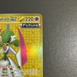 Pokemon TCG Iron Valiant EX Paradox Rift 261/182 Hyper Rare - Image 4