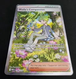 Pokemon 2025 Wally's Compassion 186/132 Special Illustration Rare Mega Evolution - Image 2