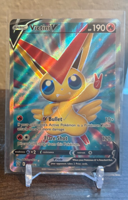 Pokemon - Battle Styles - Victini V 144/163 Ultra Rare Full Art NM - Image 1