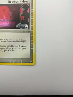 Rocket's Hideout #87/109 Pokemon TCG Team Rocket Returns Holo Stamp - Image 3