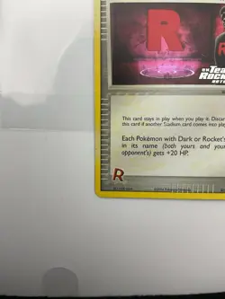 Rocket's Hideout #87/109 Pokemon TCG Team Rocket Returns Holo Stamp - Image 4