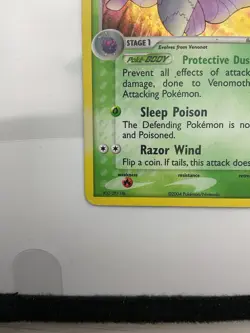 Pokemon Venomoth EX Fire Red Leaf Green 49/112 Reverse Holo Uncommon MP - Image 4