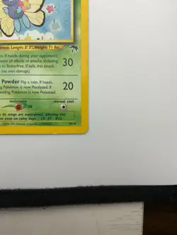 2001 Pokemon - Butterfree Non-Holo - Southern Islands Expansion 9/18 - WOTC - Image 3