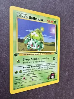 Pokemon TCG Gym Challenge Erika's Bulbasaur 1st Edition 39/132 NM/Mint - Image 2