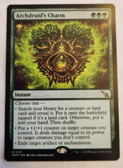 Archdruid's Charm Murders at Karlov Manor Regular Rare NM+ - Image 1