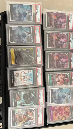 One Piece TCG PSA 10/9 Slab Collection Bundle + Casematix Hard Shell Case - MINT - Image 4
