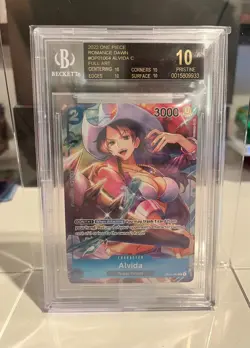 One Piece Alvida #064 OP-01 Romance Dawn (ENG) BGS 10 BLACK LABEL Pre-Errata - Image 1