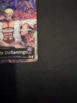One Piece TCG Kingdoms Of Intrigue Donquixote Doflamingo OP04-019 L Alternate NM - Image 4