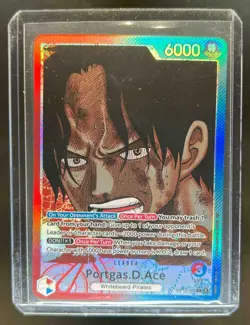 2025 One Piece OP13 EN Portgas D. Ace Alternate Art #002 - Image 1