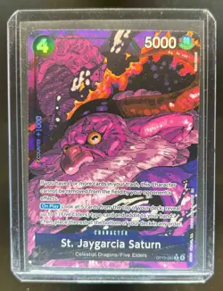 2025 One Piece Carrying On His Will St. Jaygarcia Saturn Alternate Art #OP13-083 - Image 1
