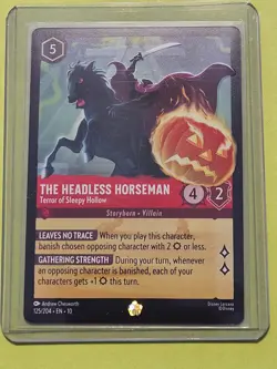 Disney Lorcana Whispers In The Well Legendary The Headless Horseman 125/204 - Image 1