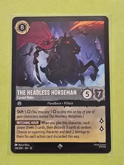Disney Lorcana Whispers In The Well Legendary The Headless Horseman 125/204 - Image 3