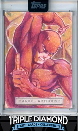2025 Topps Marvel The Collector Daredevil #1/1 Sketch Card T738 - Image 1