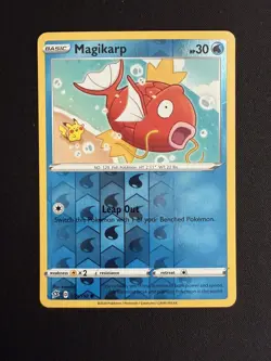 Magikarp 039/192 Rebel Clash 2020 Reverse Pikachu Holo Pokemon Card TCG NM - Image 1