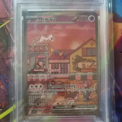 Pokemon Mew EX Black Star Promo TCG Card SVP053 151 PSA 9 Mint - Image 2