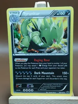 MP TYRANITAR 56/124 Holo - 2016 - XY FATES COLLIDE Pokemon CARD TCG - - Image 1