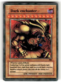 Yu-Gi-Oh! TCG Fake Card - Dark Enchanter - Poorly Translated Funny - Image 1