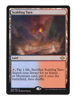 Scalding Tarns Modern Horizons 2 NM Land Rare Magic Gathering Card - Image 1
