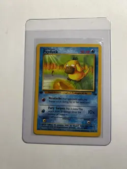 Pokemon Card Psyduck 53/62 Fossil 1st Edition - Image 1