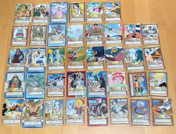 38 Card Hyper Battle Lot Carddass Bandai Japanese Cards One Piece Vintage - Image 1
