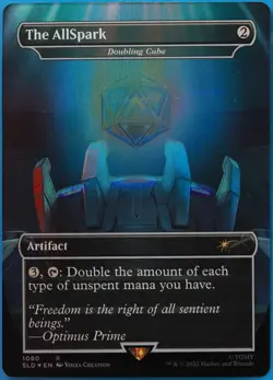 The AllSpark Doubling Cube (Secret Lair Promo) FOIL NM MTG MAGIC CARD (510577) - Image 2