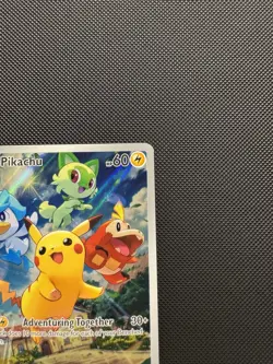 Pokemon TCG Pikachu 027 SVP Promo SV: Scarlet & Violet Promo Cards Near Mint - Image 3