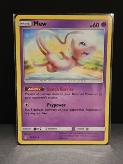 Pokemon TCG Mew 76/214 Unbroken Bonds Non-Holo Card Mint Condition - Image 1