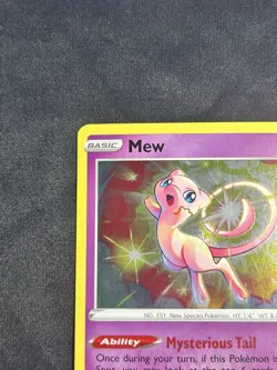 Mew 011/025 Celebrations Holo Rare Stamped Pokemon Card NM-LP - Image 4