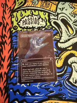 Arcane Signet Borderless #653 Commander Masters CMM Magic: The Gathering Card - Image 1