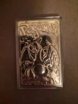 1999 NINTENDO CHARIZARD LIMITED EDITION 23K GOLD PLATED TRADING CARD Collectors - Image 3