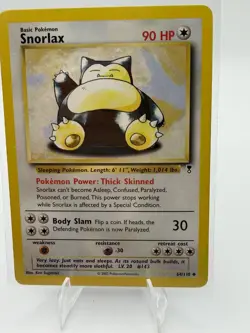 Pokemon Snorlax 90 HP Uncommon Card Legendary Collection 64/110 Regular English - Image 1