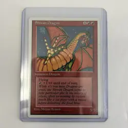 Magic The Gathering 4th Fourth Edition Shivan Dragon MTG TCG CCG Card - Image 1