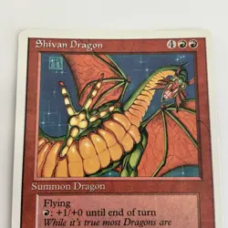 Magic The Gathering 4th Fourth Edition Shivan Dragon MTG TCG CCG Card - Image 4