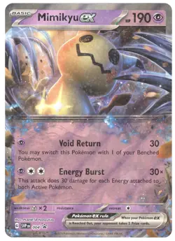 2023 Scarlet & Violet Black Star Promos Mimikyu ex (Jumbo Card) #004 - Image 1